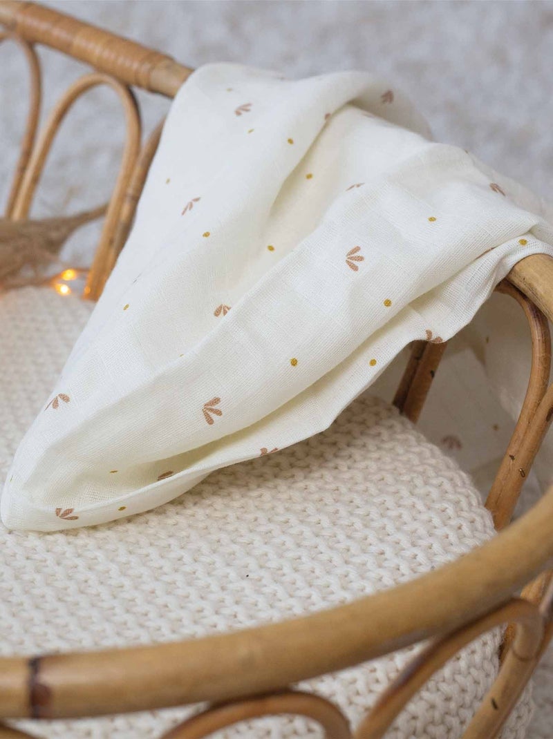 3 mussole morbide per bambino Marrone caramello - Kiabi