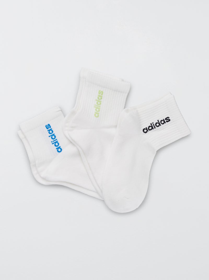 3 paia di calzini 'Adidas' bianco - Kiabi