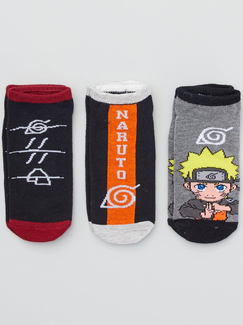3 paia di calzini 'Naruto' GRIGIO - Kiabi