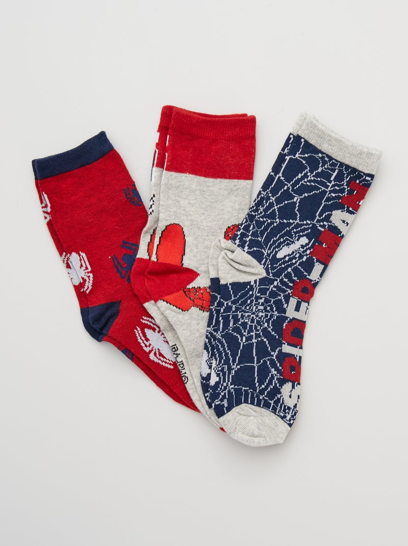 3 paia di calzini 'Spiderman' BEIGE - Kiabi