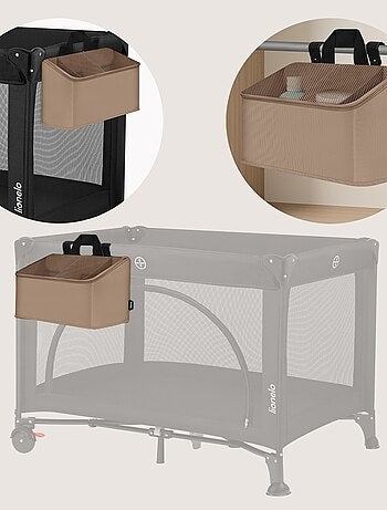 3 x LIONELO Organizer da appendere per culla - Porta pannolini - Cestino