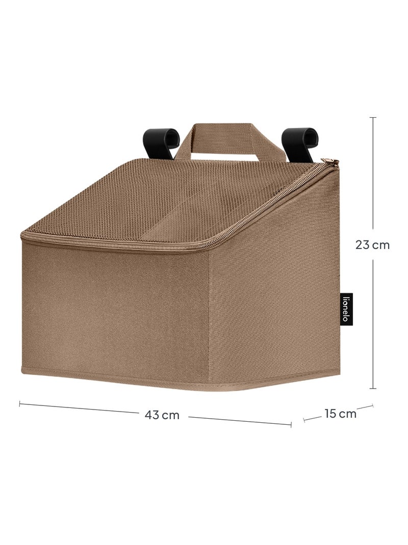 3 x LIONELO Organizer da appendere per culla - Porta pannolini - Cestino Beige - Kiabi