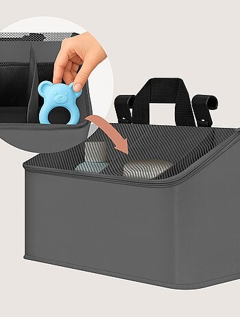 3 x LIONELO Organizer da appendere per culla - Porta pannolini - Cestino