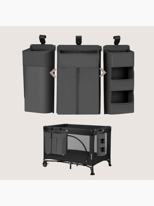 3 x LIONELO Sidepocket Organizer da appendere per culla - Porta pannolini - Cestino - Kiabi