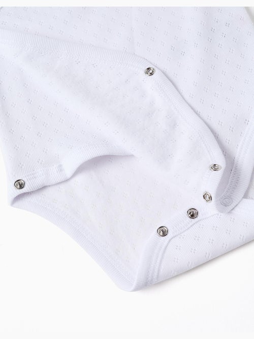 4 body avvolgenti in cotone spazzolato - Kiabi