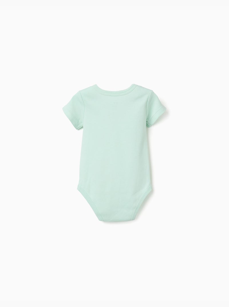 4 body in cotone con stampa fragole Bianco Verde Bianco - Kiabi