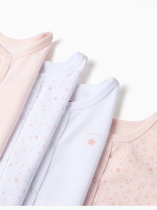 4 Body in cotone senza maniche - Kiabi