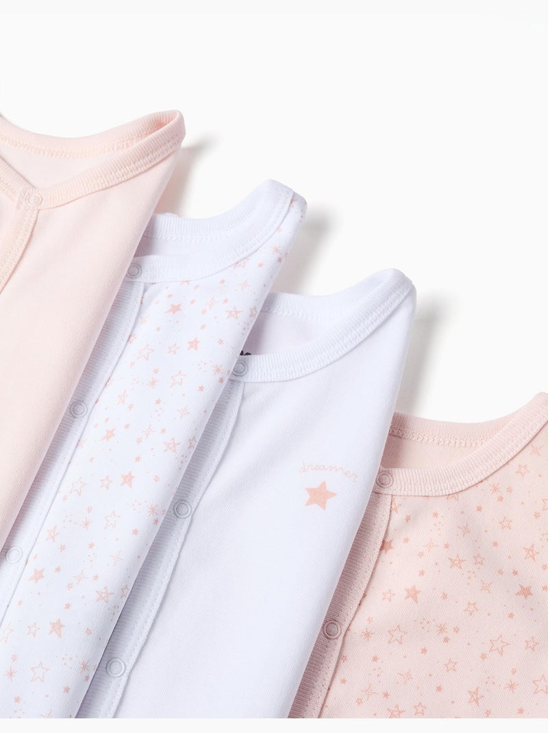 4 Body in cotone senza maniche Multicolore - Kiabi