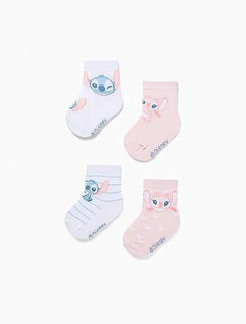 4 Calzini con stitch e angel