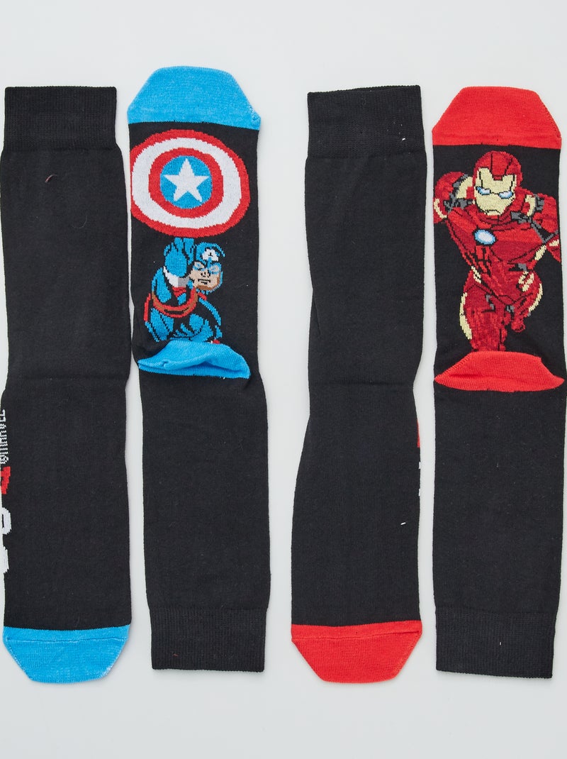4 paia di calzini 'Marvel' nero - Kiabi