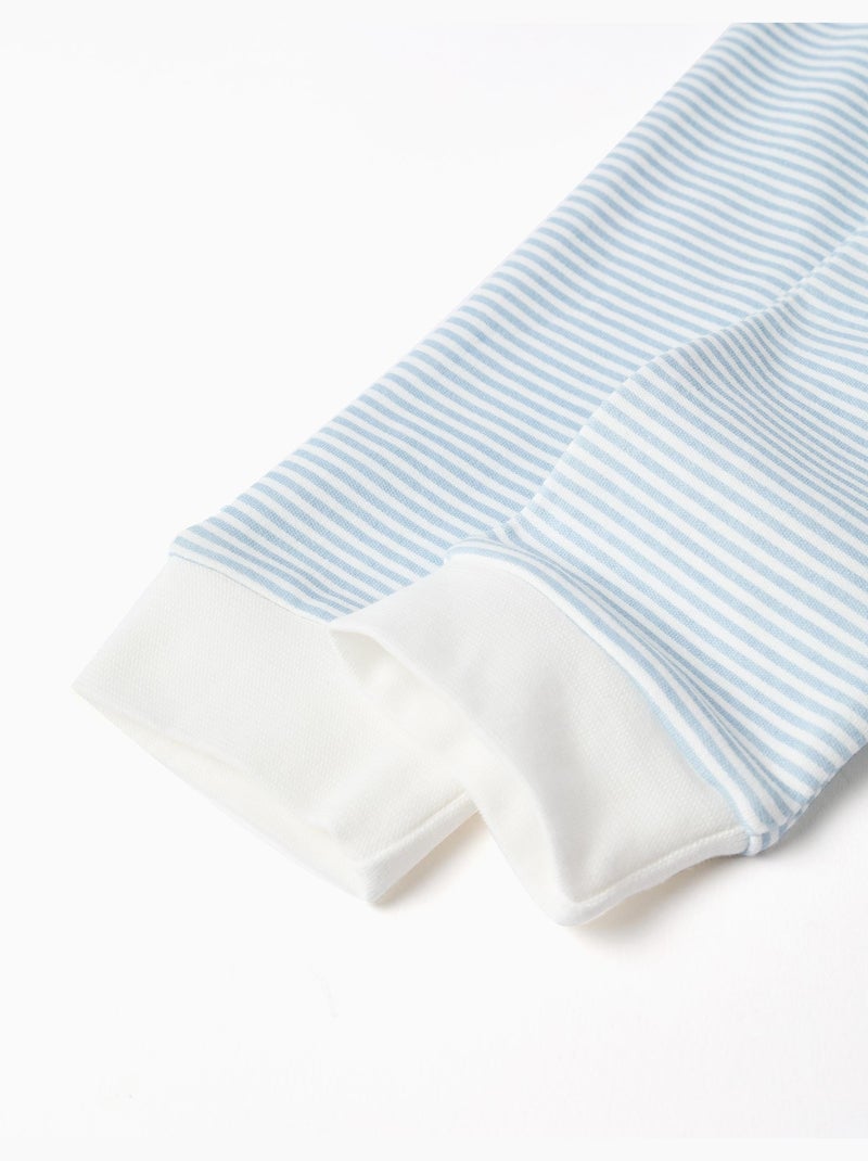 4 Pantaloni a righe/printed Bianco Giallo Blu - Kiabi