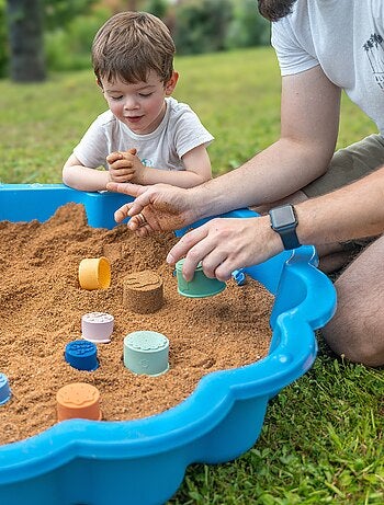 4 tazze impilabili per il bagnetto