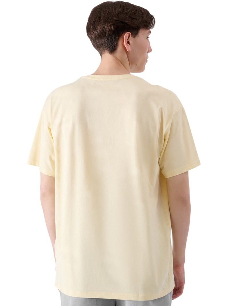 4F Maglietta Stampato Uomo Beige - Kiabi