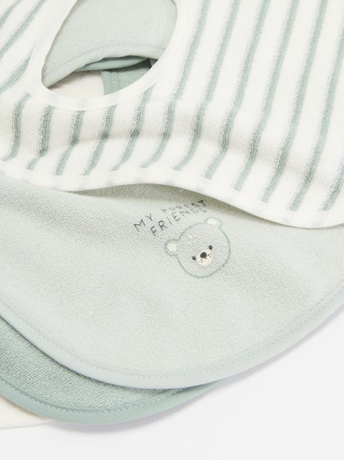 5 bavaglini con stampe fantasiose e chiusura a pressione - Kiabi