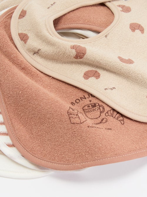 5 bavaglini con stampe fantasiose e chiusura a pressione - Kiabi