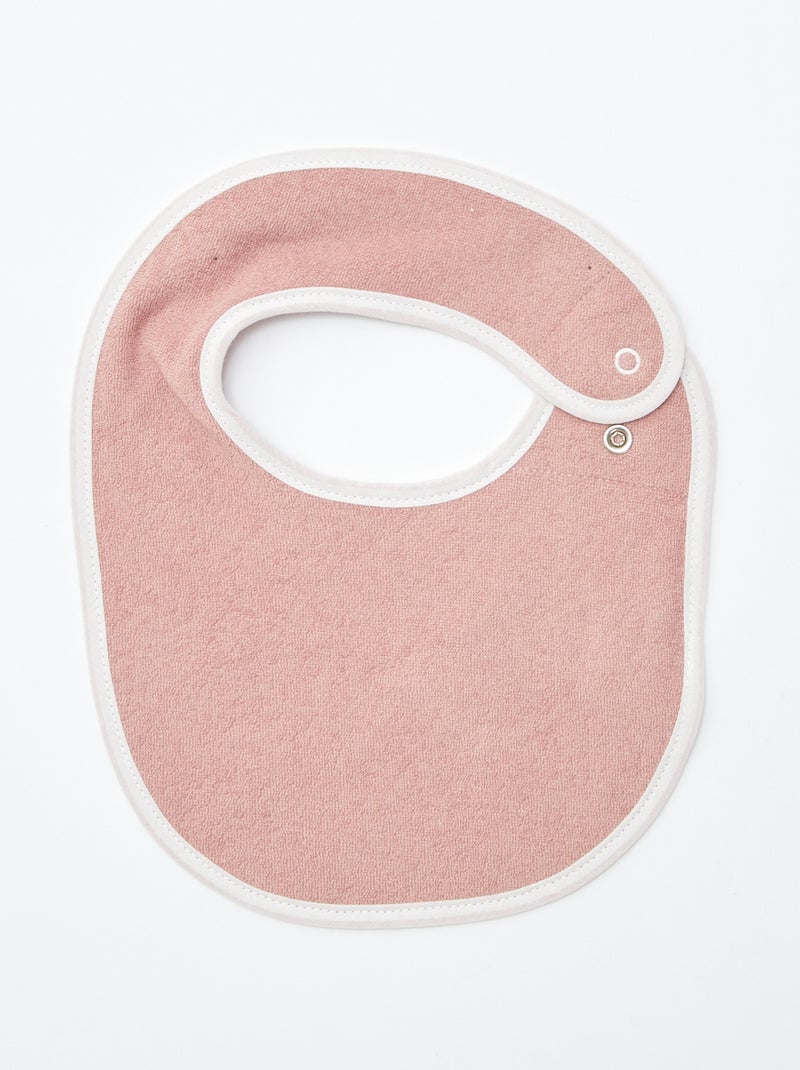 5 bavaglini con stampe fantasiose e chiusura a pressione ROSA - Kiabi