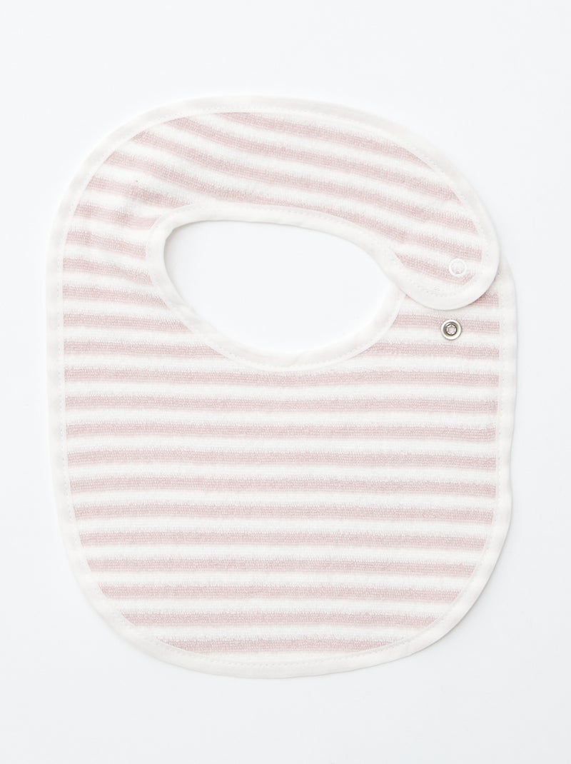 5 bavaglini con stampe fantasiose e chiusura a pressione ROSA - Kiabi