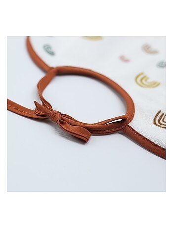 5 bavaglini per neonati con lacci