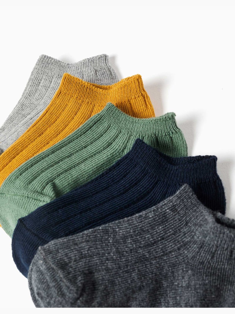 5 paia di calzini a costine Multicolore - Kiabi