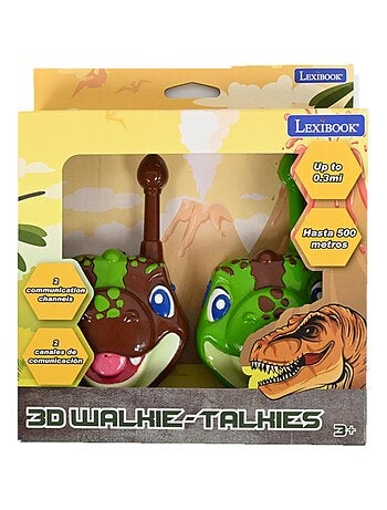 500 m/0,3 miglia Dinosauri 3D walkie-talkie