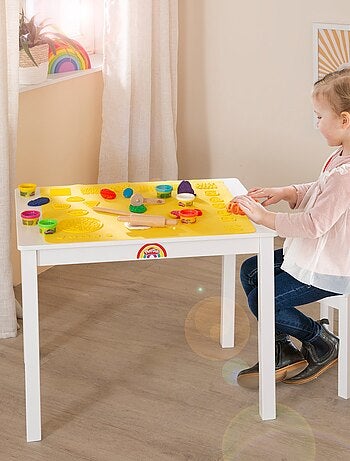 6 vasetti di pasta modellabile + tavolo e sedia + tappetino e accessori "Roba x Play‑Doh