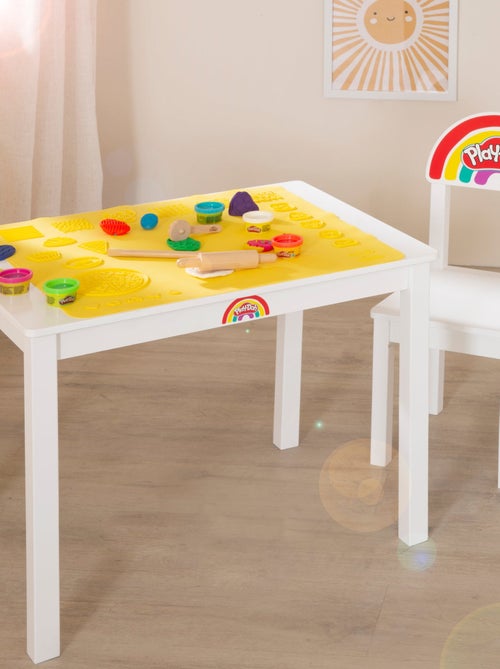 6 vasetti di pasta modellabile + tavolo e sedia + tappetino e accessori "Roba x Play‑Doh" - Kiabi