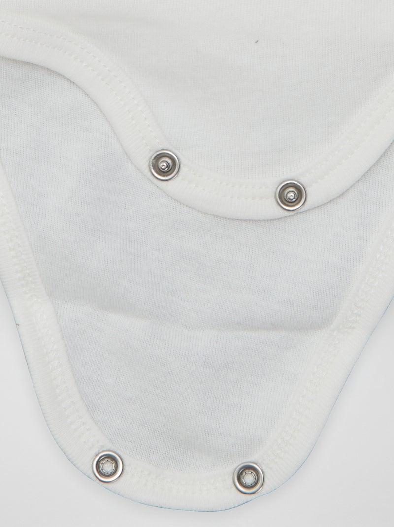 7 body a incrocio + sacchetto portaoggetti BIANCO - Kiabi