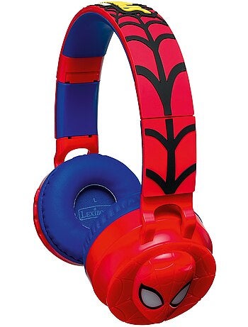 85dB Spiderman Cuffie Bluetooth con luci
