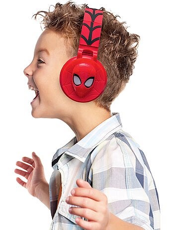 85dB Spiderman Cuffie Bluetooth con luci