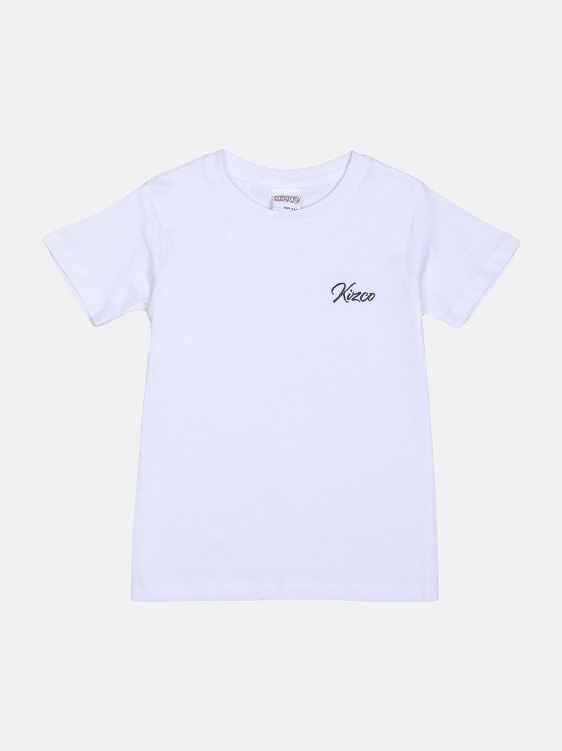 Abbigliamento Conicità sottile - Kizco Bianco Blu marino - Kiabi