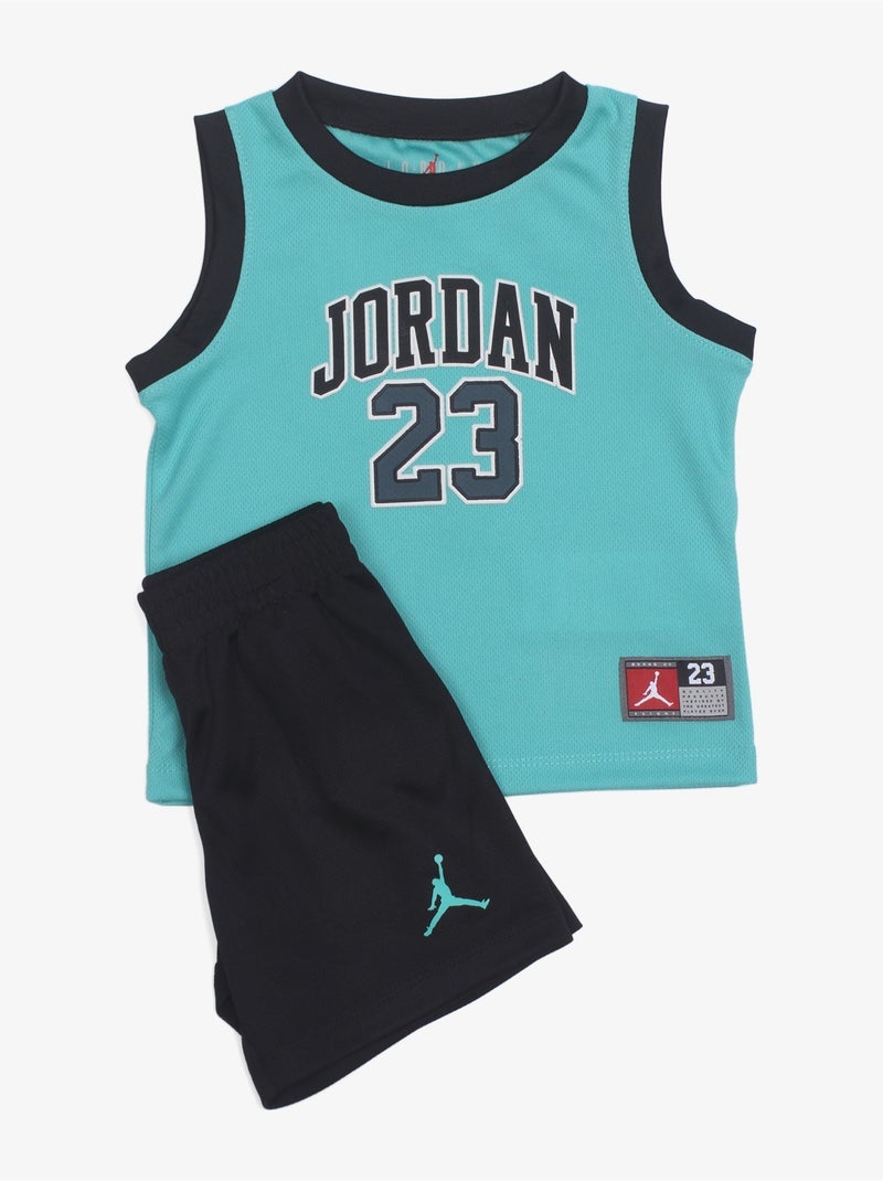 Abbigliamento maniche corte - Jordan Nero Verde - Kiabi