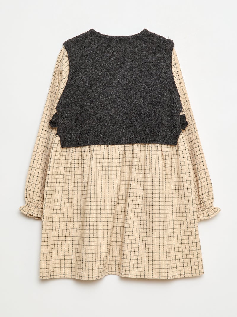 Abito 2 in 1 Beige - Kiabi