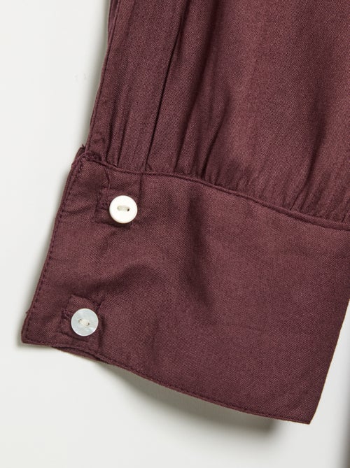 Abito a camicia lungo facile da indossare - Kiabi