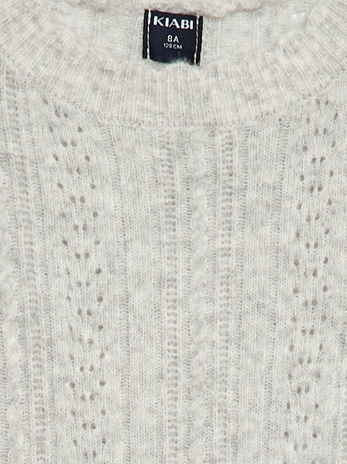 Abito a maglia in tricot traforato - Kiabi