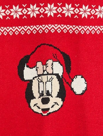 Abito a maglia natalizio 'Minnie' tinta unita