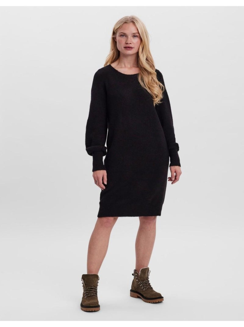 Abito a maglione Vero Moda Nero Nero - Kiabi