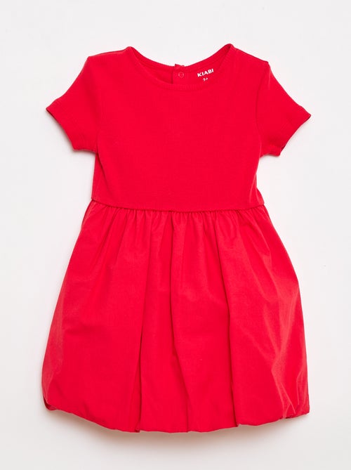 Abito a maniche corte a palloncino - Kiabi
