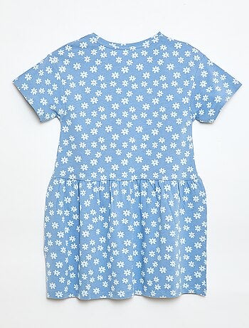 Abito a maniche corte con motivo