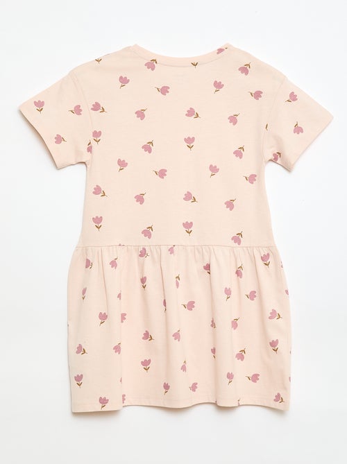 Abito a maniche corte con motivo - Kiabi