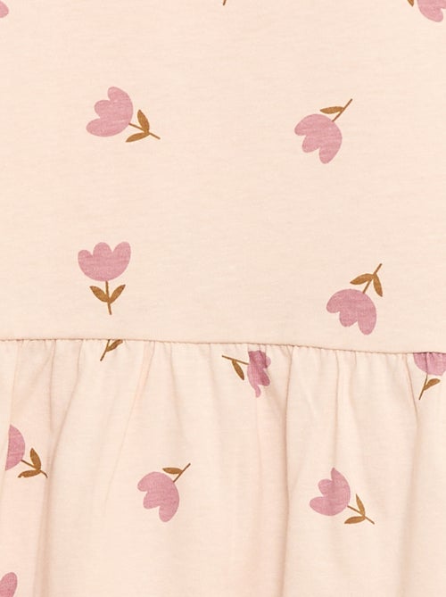 Abito a maniche corte con motivo - Kiabi