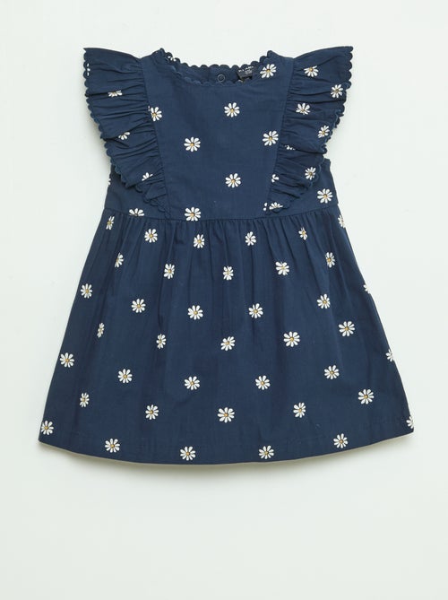 Abito a maniche corte con volant - Kiabi