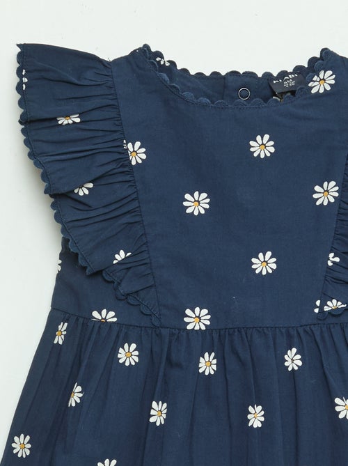 Abito a maniche corte con volant - Kiabi