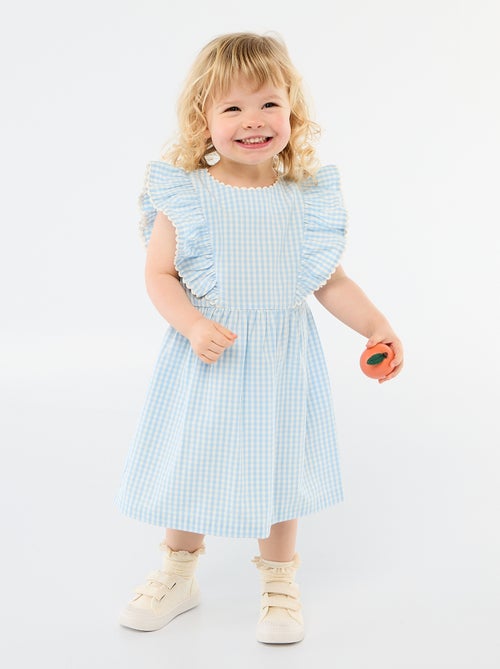 Abito a maniche corte con volant - Kiabi