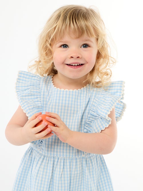 Abito a maniche corte con volant - Kiabi