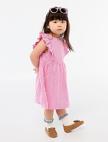 Abito a maniche corte con volant