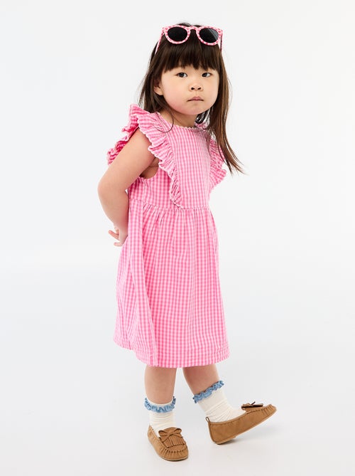 Abito a maniche corte con volant - Kiabi