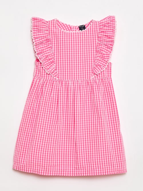 Abito a maniche corte con volant - Kiabi