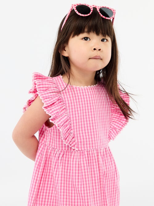 Abito a maniche corte con volant - Kiabi