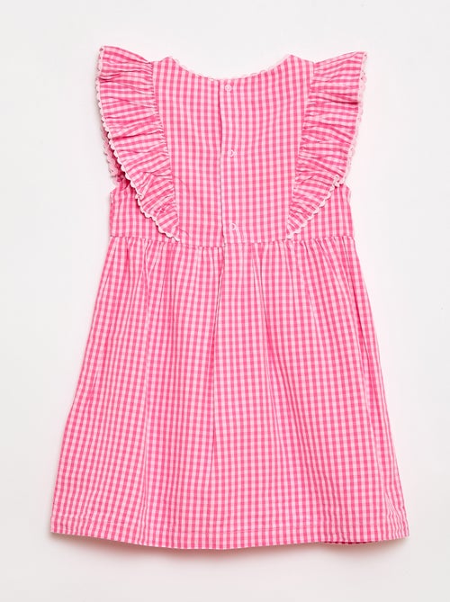 Abito a maniche corte con volant - Kiabi