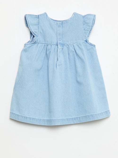 Abito a maniche corte in denim leggero - Kiabi